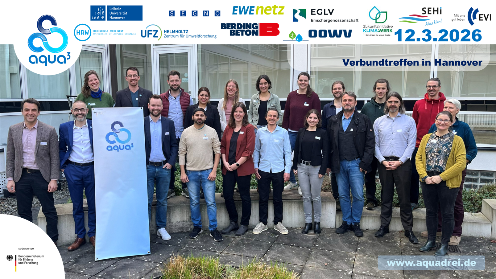 5. aqua³-Konsortialtreffen in Hannover: Workshops, Status und nächste Schritte